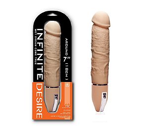 Pênis Vibrador Infinite Desire 18cm NANMA - Sex shop