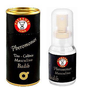 Perfume Badih Deo Colônia Masculina Pheromonas 20ML Pleasure Line - Sex shop