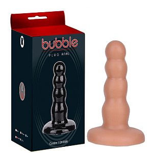 Plug Anal bolinhas Bege - Sex shop