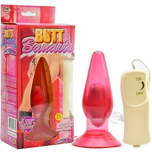 Plug anal com vibração multivelocidade - BUTT BANDITS - NANMA - Sexshop