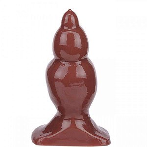 Plug anal de penetração Gradual Marrom - Sexshop