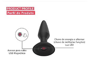 Plug Anal Equinox - Magic Motion - Controlado também por APP de Longa Distancia