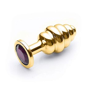 Plug Anal Ondinha Lust Metal - Plug Hive Pug Gold - Sex shop