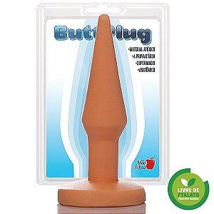 Plug anal pequeno cônico Pele - Sex shop