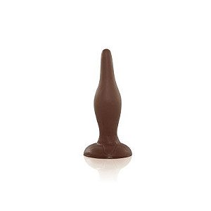 Plug Anal Real Peter 14,5 x 4cm - Marrom - Sex Shop