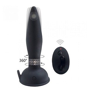 Plug Anal Recarregável com Esferas Rotativas - REMOTE CONTROL ANAL PLUG - Sexshop