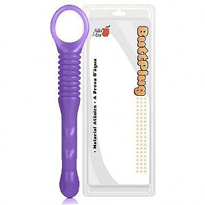 Plug Anal Rod corpo estreito e sinuoso 19cm cor Lilas - Sex shop