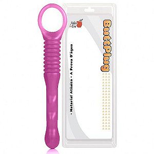 Plug Anal Rod corpo estreito e sinuoso 19cm cor Rosa - Sex shop