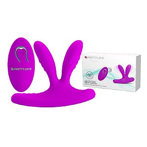 Plug Anal Wireless com 12 Modos de Vibração e Sistema de Contração e Expansão - PRETTY LOVE - Sexy shop