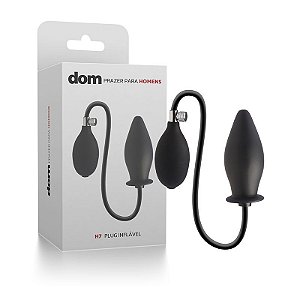 Plug Inflável 4,5cm - DOM H7 - Sex shop