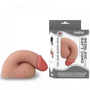 Pênis para volume Packing Macia sem Ereção - LOVETOY SKINLIKE SOFT DONG - Sexshop