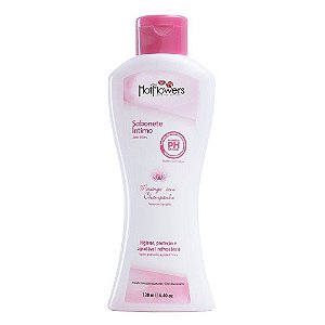 Sabonete Íntimo Hot Flowers MORANGO COM CHAMPANHE 130ml - Sexshop