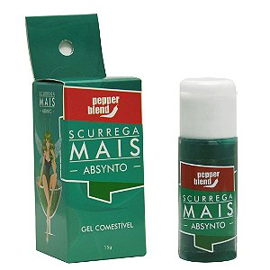 Scurrega Mais Gel comestível ABSYNTO 15g Pepper Blend - Sex shop