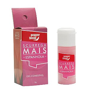 Scurrega Mais Gel comestível ESPANHOLA 15g Pepper Blend