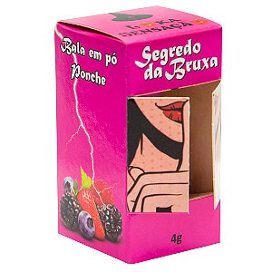 Sexo Oral Segredo da Bruxa Bala em Pó 4g Loka Sensação PONCHE - Sex shop