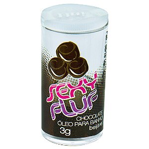 Sexy Fluf bolinha Beijável 02 unidades INTT Chocolate - Sex shop