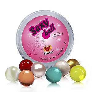 SexyBalls Collors Kit 8 bolinhas SexyFantasy - Sexshop
