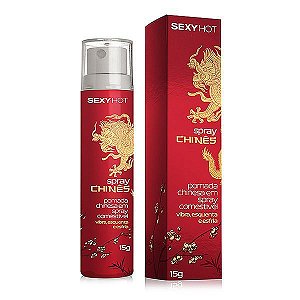 Spray Chinês - Pomada Chinesa em Spray Comestível - Vibra, Esquenta e Esfria - Sexshop