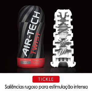 TENGA Air-Tech Masturbador Twist Red - Tickle - Sex shop