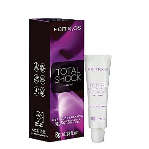 Total Shock Gel Eletrizante 8g Feitiços Aromaticos - Sexshop