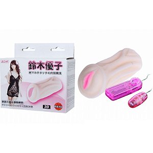 Masturbador Vagina Cyberskin com Vibrador oriental camisola - Sexshop