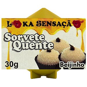 Vela Comestível Sorvete Quente Loka Sensação Beijinho - Sexshop