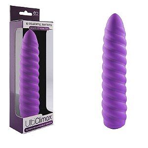 Vibrador 10 Velocidades Ulti Climax - SILICONE SLEEVE WITH RECHARGEABLE - Sex shop