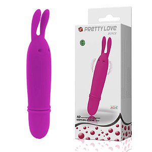 Vibrador com orelhinhas Puro Silicone 10 níveis de vibração - BOYCE - Sexshop