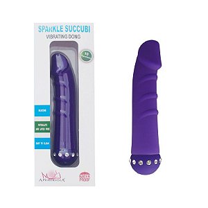 Vibrador com Ponta em Formato de Glande com 10 Modos de Vibração - APHRODISIA VIBRATING DONG - Sex shop