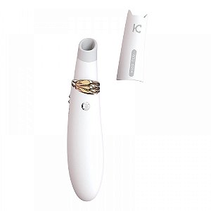 Vibrador e Estimulador Clitoriano com Sucção para Vagina e Seios - Miss CC Kiss Toy