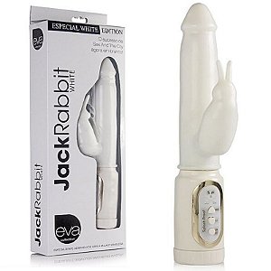 Vibrador Jack Rabbit White - ESPECIAL WHITE EDITION - Eva Collection - Sexshop