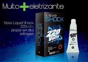 Vibrador Liquid Shock 220 Volts 8g - Muito mais eletrizante - Sexshop