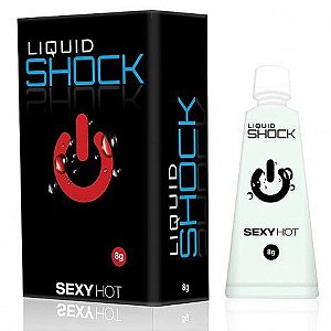 Vibrador Liquid Shock 8 gramas - Gel eletrizante - Sexshop