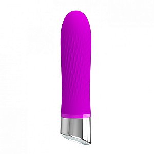 Vibrador Personal com Saliências Estimuladoras e 12 Modos de Vibração - PRETTY LOVE SEBASTIAN - Sexshop