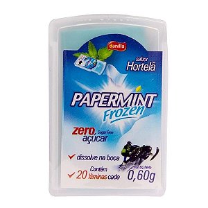 Lâmina Paper Mint Sabor Hortelã Danilla