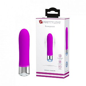 Vibrador Personal Liso com 12 Modos de Vibração - PRETTY LOVE SAMPSON - Sexy shop