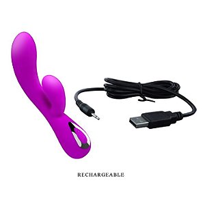 Vibrador Ponto G com 10 Vibrações - Controle via APP Bluetooth Pretty Love Honey - Sexshop