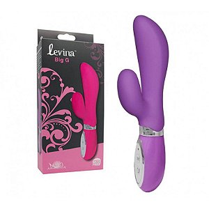 Vibrador ponto G com 30 variações de vibração e estimulador clitoriano - Sexshop