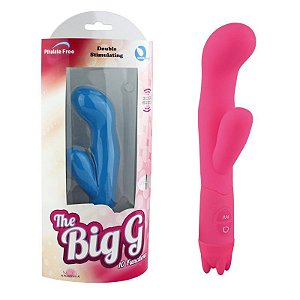 Vibrador Ponto G com Estimulador Clitoriano - BIG G - Sexshop