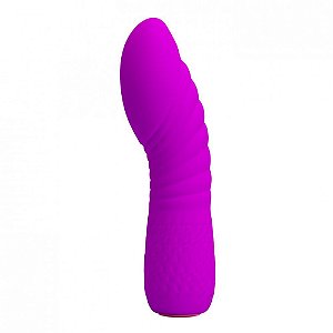 Vibrador Ponto G com Saliências Massageadoras e 12 Modos de Vibração - PRETTY LOVE ABNER ou LINA - Sexshop