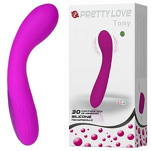 Vibrador Ponto G e Massageador Clitoriano Tony - Pretty Love - Sex shop