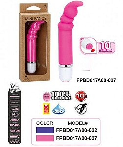 Vibrador ponto G escalonado com 10 velocidades impulse LILÁS - MINI FANCY - NANMA - Sexshop