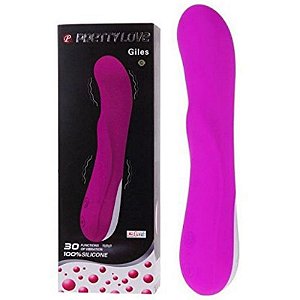 Vibrador Ponto G Massageador Giles - Pretty Love - Cor Azul - Sexshop