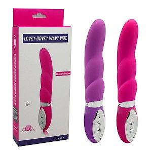 Vibrador Puro Silicone Ponto G aveludado - Sex shop