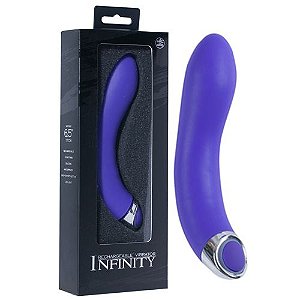 Vibrador recarregável curvo com 10 ritmos - INFINITY RECHARGEABLE VIBRATOR - NANMA - Sexshop