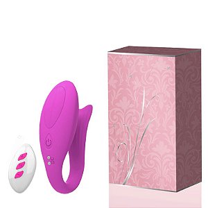 Vibrador Recarregável para Casais com Controle Wireless e 12 Modos de Vibração - Sex shop