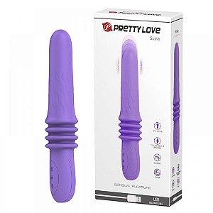 Vibrador Recarregável Vai e Vem com 12 Modos de Vibração - PRETTY LOVE SUSIE - Sex shop