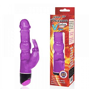 Vibrador Rotativo Fantasy Vibe - 23x3,8cm - Sex shop