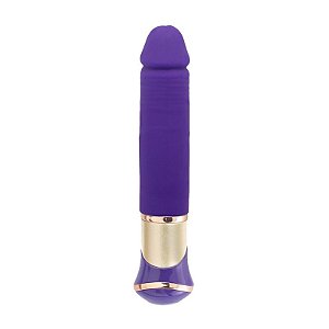 Vibrador Rotativo Formato Pênis Recarregável com 10 Modos de Vibração e rotação - ECSTASY GREEDY DONG APHRODISIA - Sexy