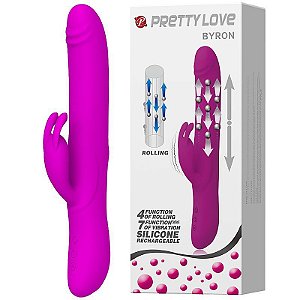 Vibrador Silicone Recarregável - Metralhadora - Byron - Sex shop